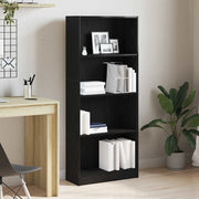 Libreria Rovere Nero 60 x 24 x 143 cm Legno multistrato 862467