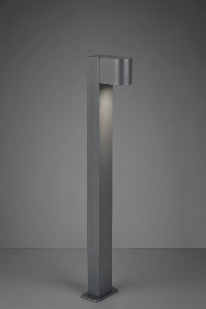 Lampione Esterno Giardino Palo Alto 5W 100cm Antracite Roya GD Trio