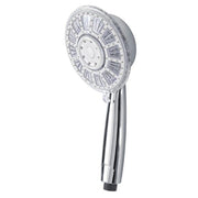 Trade Shop - Soffione Doccia In Abs Cromato Doccetta Multifunzione A Led Per Doccia -