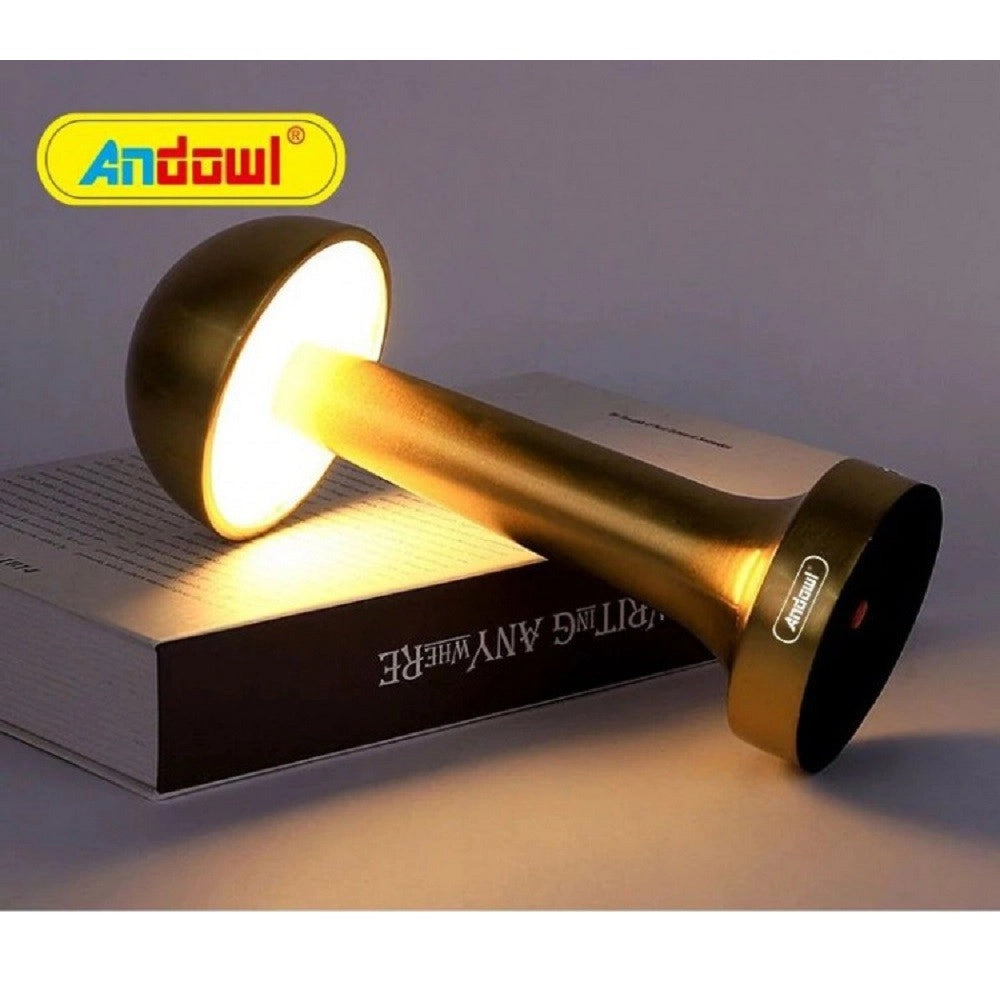 Trade Shop - Lampada Da Tavolo Decorativa Led A Fungo Luce Bianca 3 Intensità Di Luce Q-tl142 -