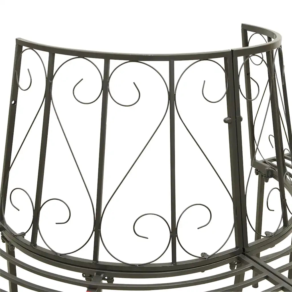 Panchina Semicircolare per Albero 160 cm in Acciaio 313034