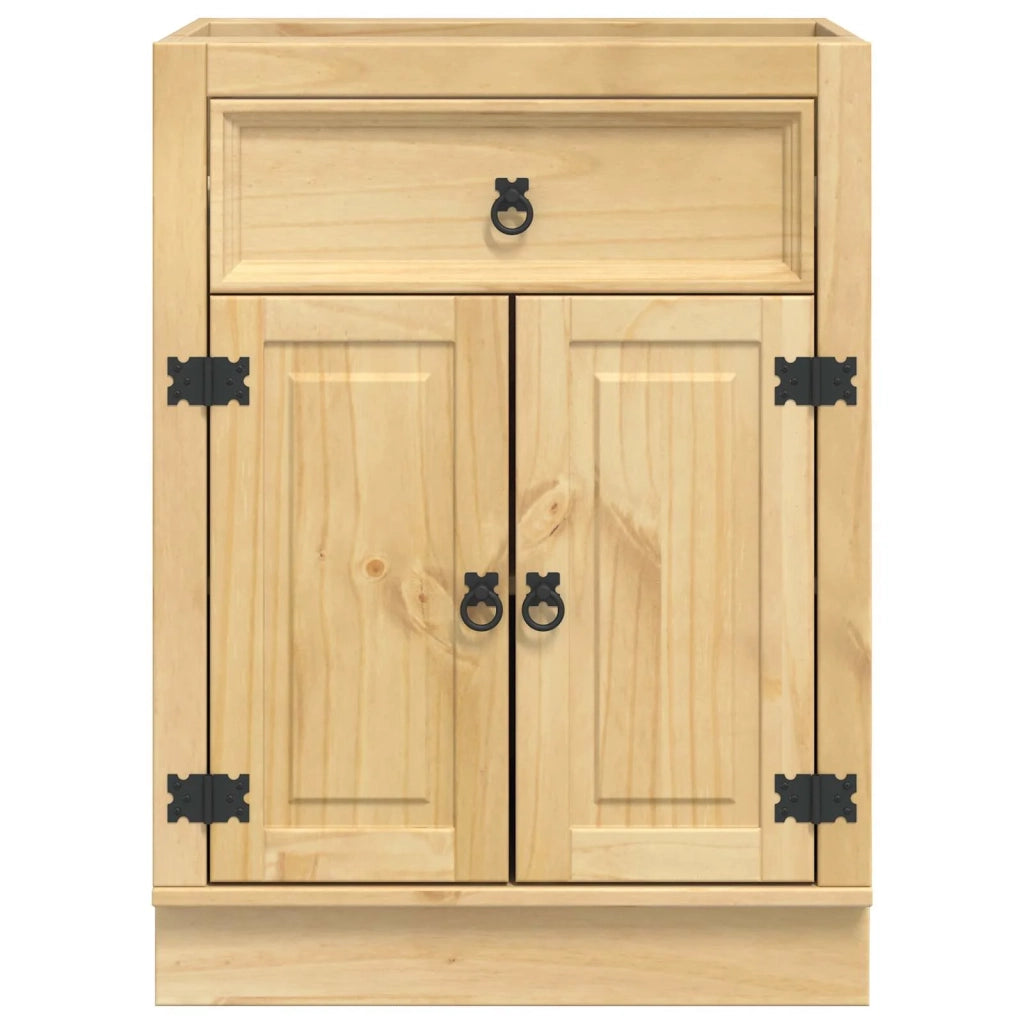Armadietto SKI Marrone Miele 60 x 46 x 81,5 cm Pino massello