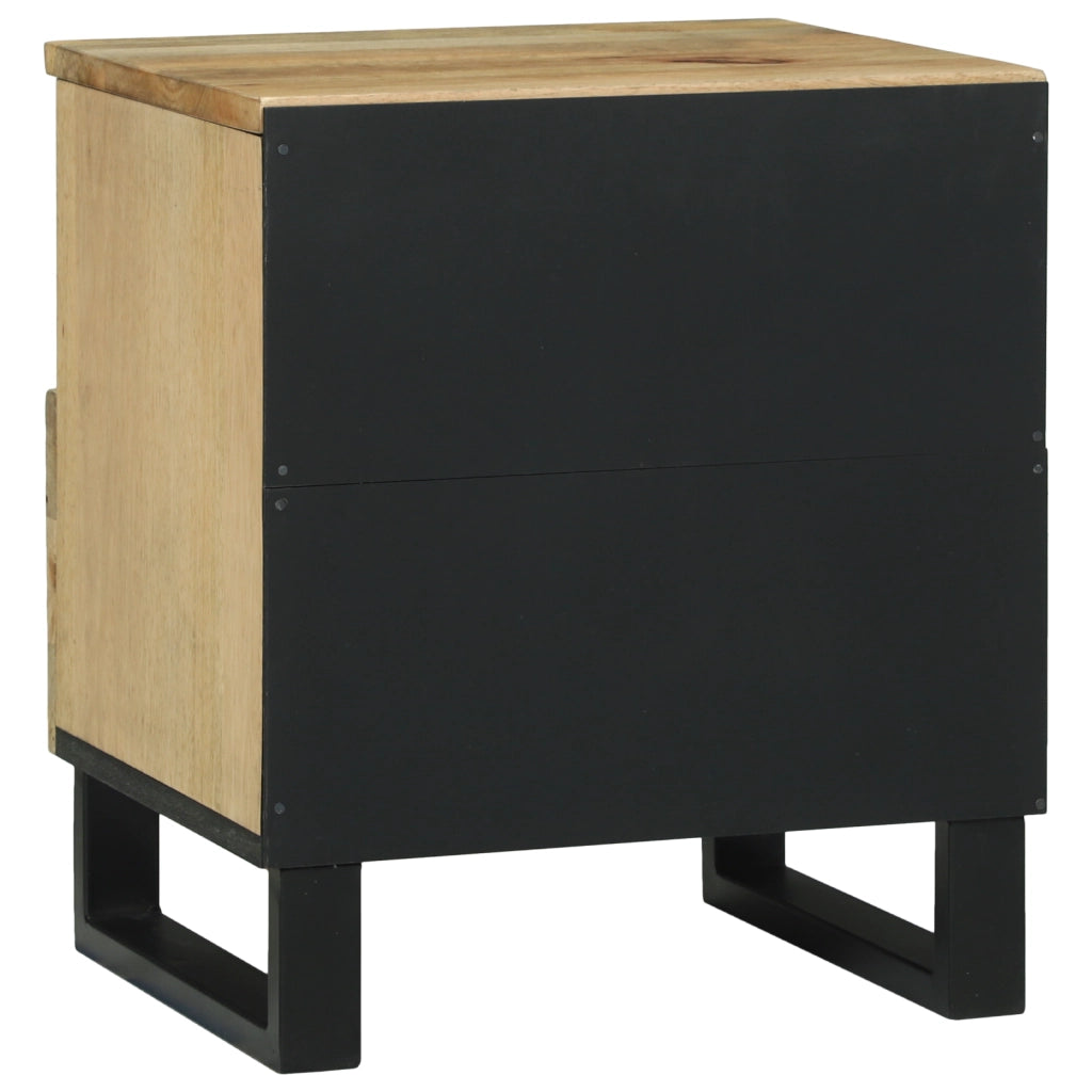 Comodino 40x33x46 cm Legno massello di mango