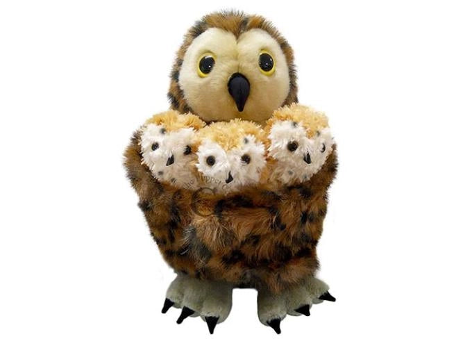 Puppet Company - Hide-Away Puppets - Tawny Owl (with 3 Babies)
