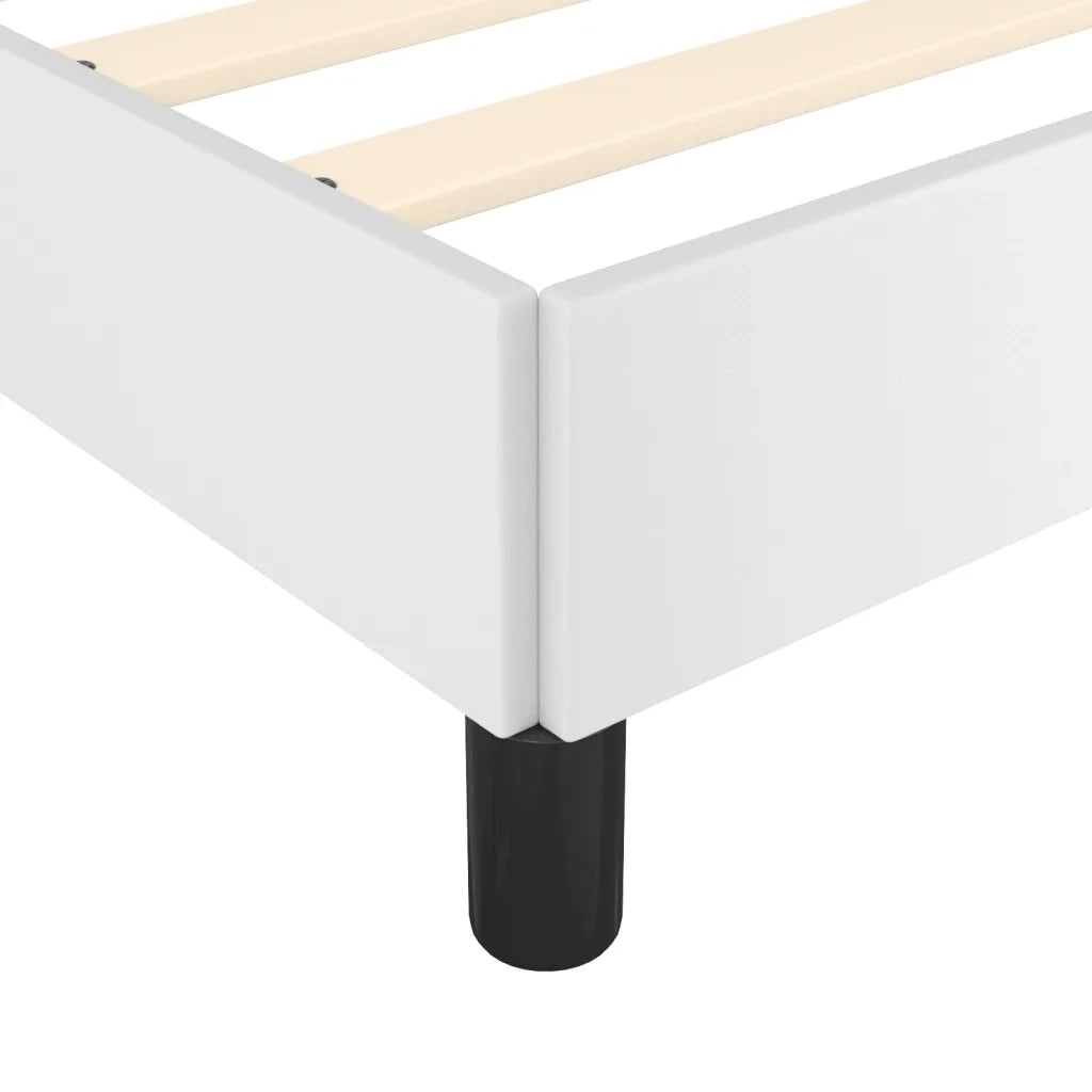 Giroletto-Struttura Letto Bianco 140x200 cm in Similpelle 464668