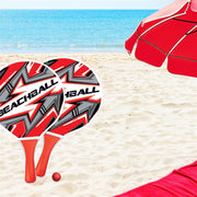 SET RACCHETTONI BEACH CM.38X24 CON PALLINA COLORAZIONE ASSORTITA