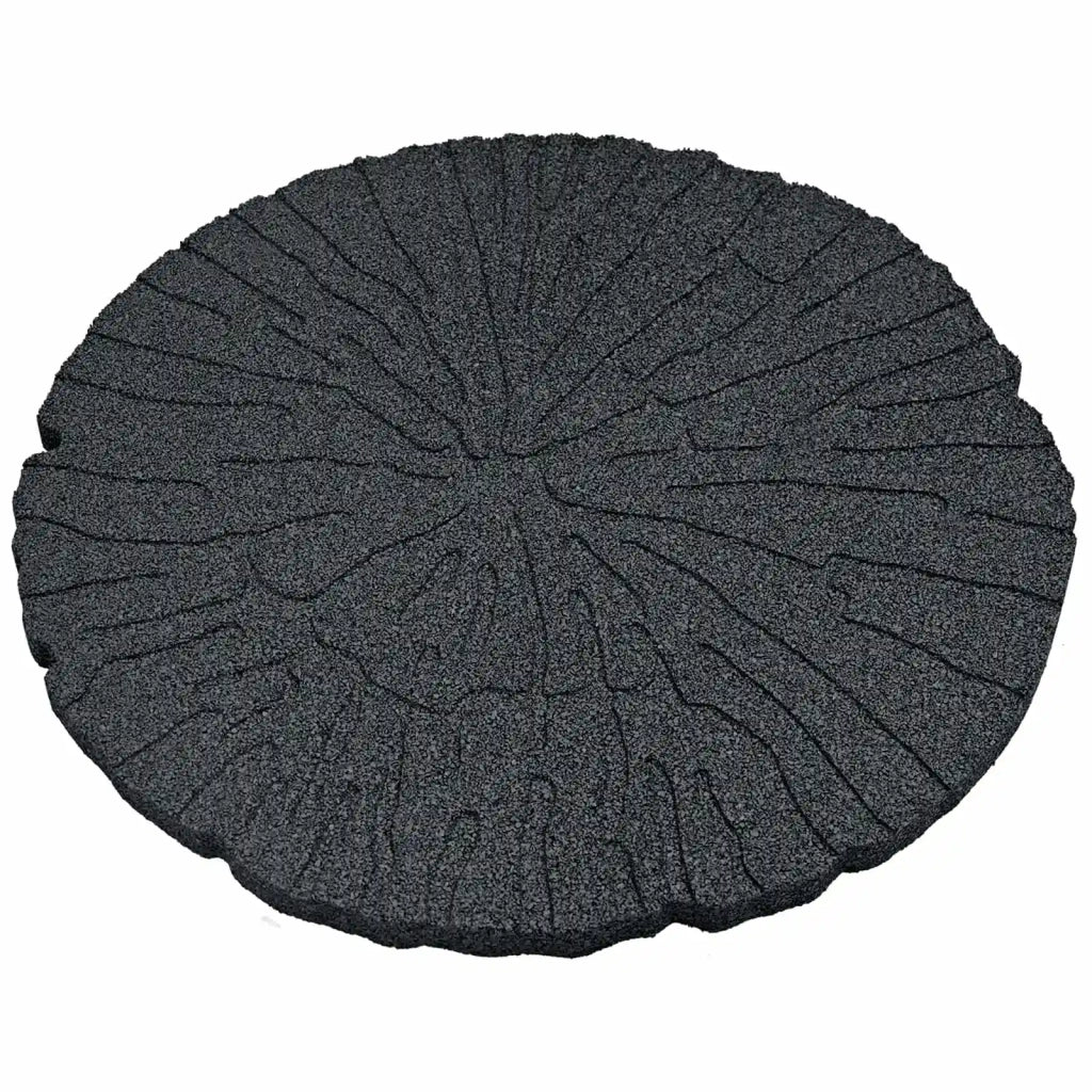 Pietra da Passo 6 pcs Nero Ø 45 x 1,8 cm Gomma 42030074