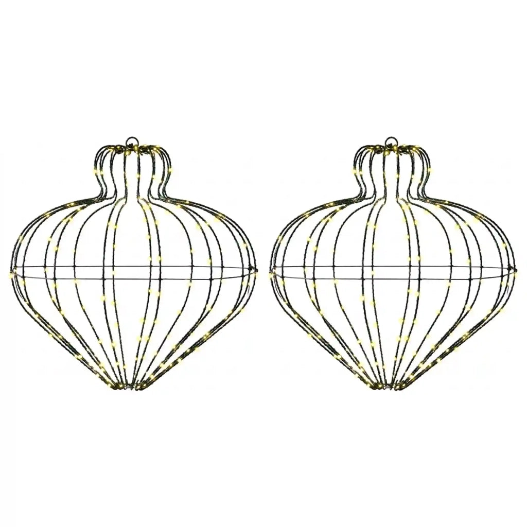 Luce a punta di Natale 2 pz 384 LED Bianco caldo 42049747