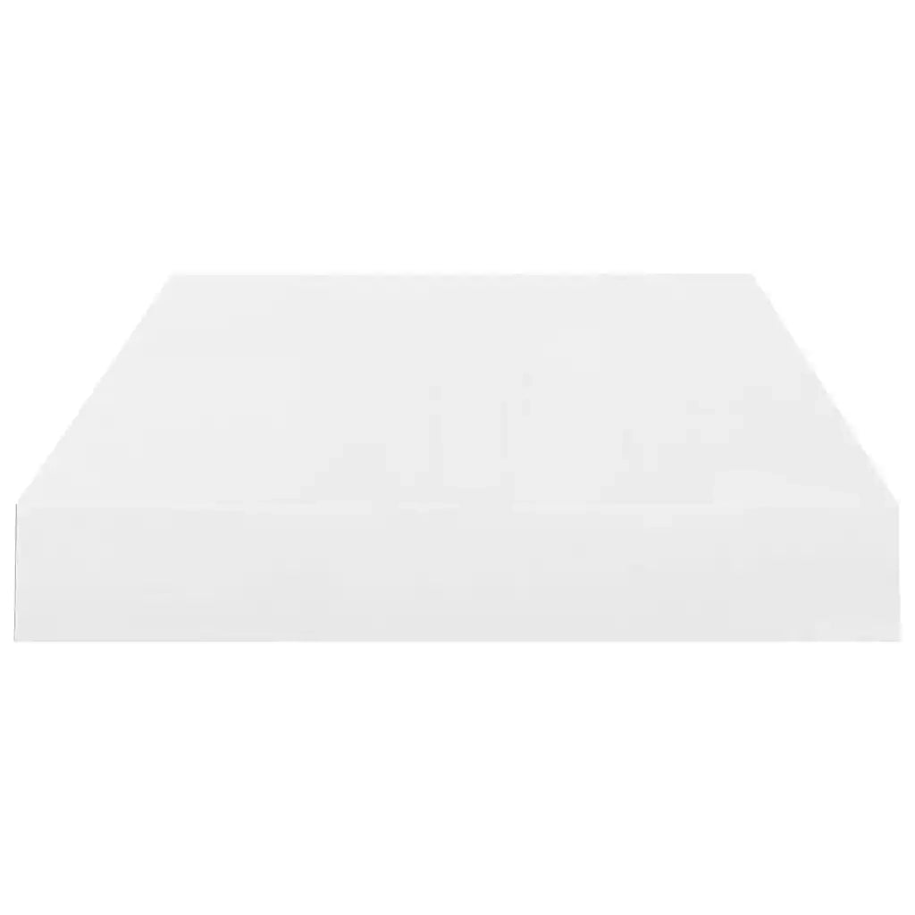 Scaffale a Parete Bianco Lucido 40x23x3,8 cm in MDF 323742
