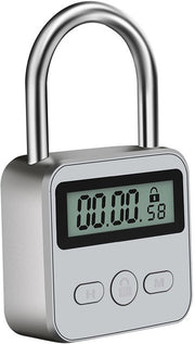 Timer di Metallo per Serie di Slot - Orologio Digitale con LCD - Regolabile fino a 99 Ore - Ricaricabile - Per Autocontrollo & Sicurezza