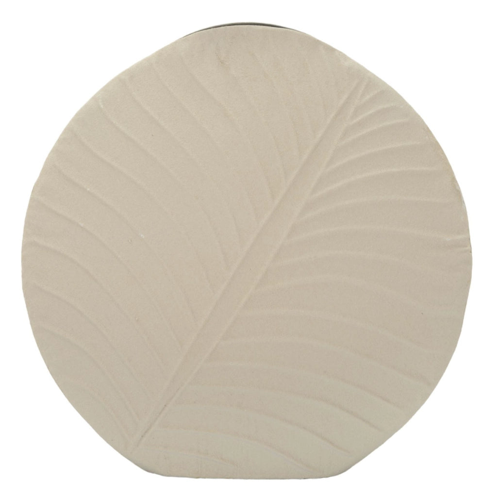 Vaso Decorativo VKH833, Beige, Metallo, 41,5x14x41,5 cm