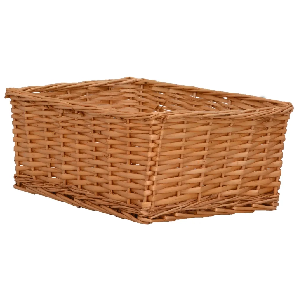 Set Cestini Impilabili 4 pz Marroni in Salice CFW5566625