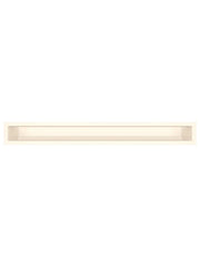 Griglia di ventilazione per camino Crema- Loft 90x800