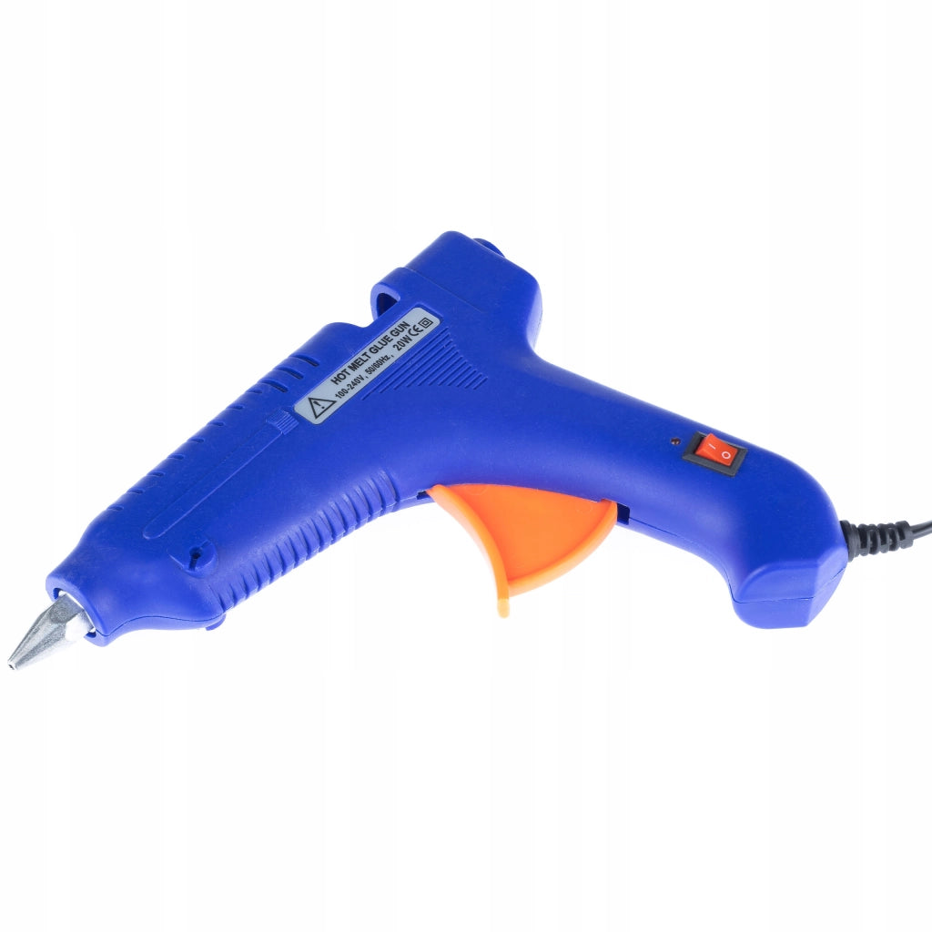 Pistola Colla a Caldo CreatiFix MiniStick 20W – Leggero e Sicuro | Ø 7 mm | Per Bambini, Decorazioni, Scrapbooking