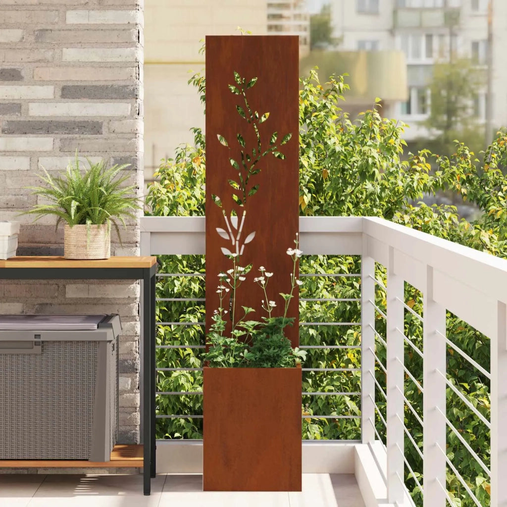 Schermo per privacy in giardino Ruggine 32 x 32 x 150 cm CFW7745247