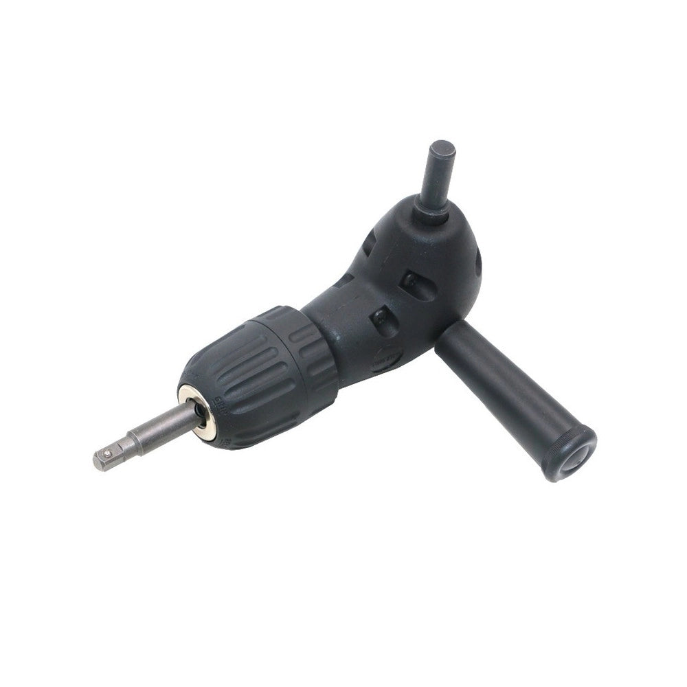 Trade Shop - Mandrino Angolare 90° Accessorio Per Trapano A Cremagliera 0,6 - 10 Mm -