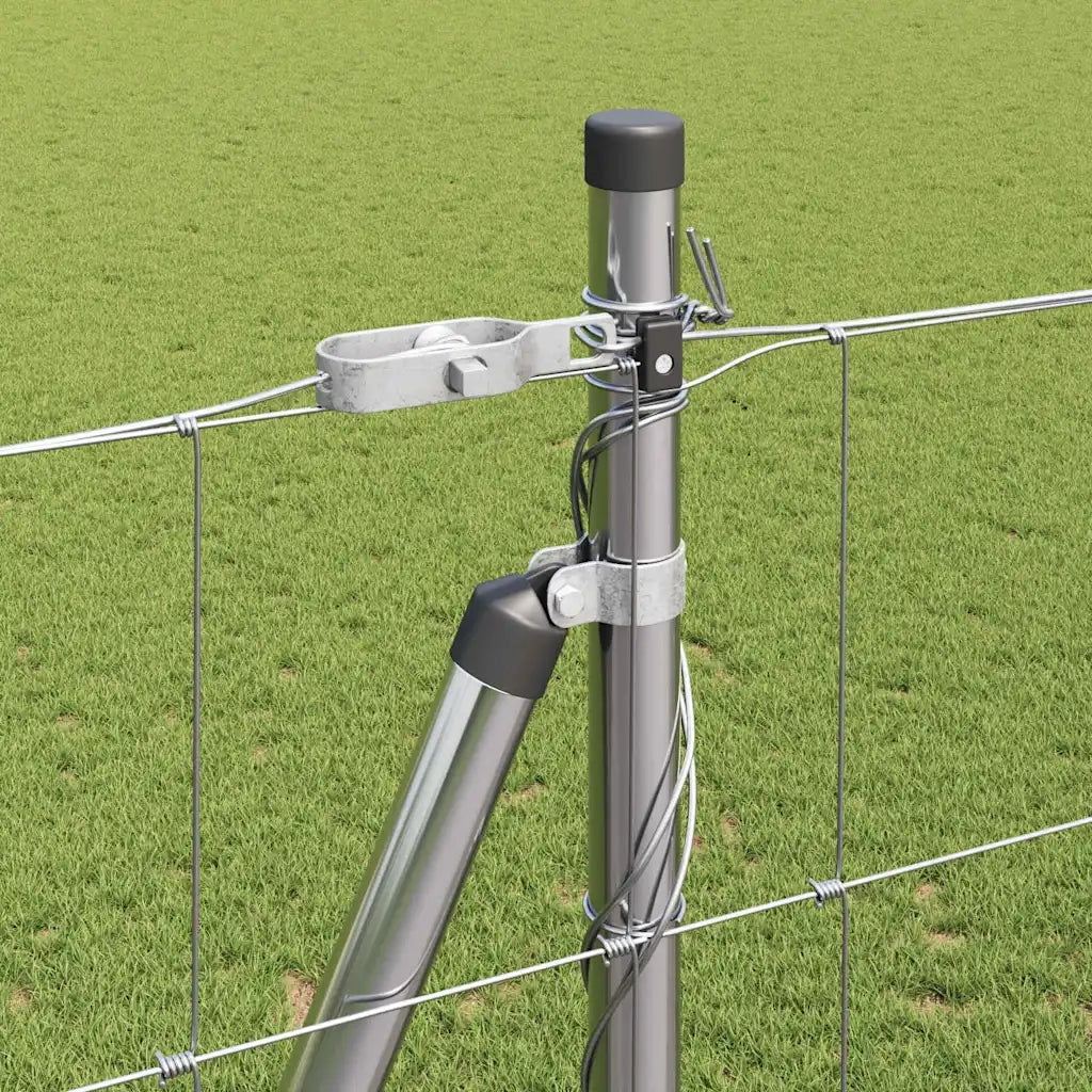 Palo della recinzione Zincato 50 x 1,5 m Acciaio