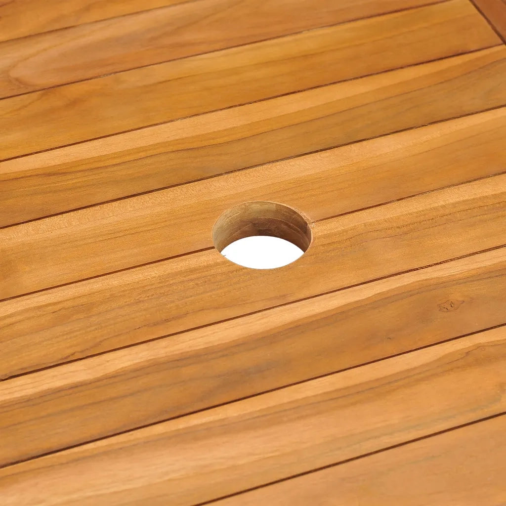 Set da Pranzo da Giardino 5 pz in Legno Massello di Teak 3059537