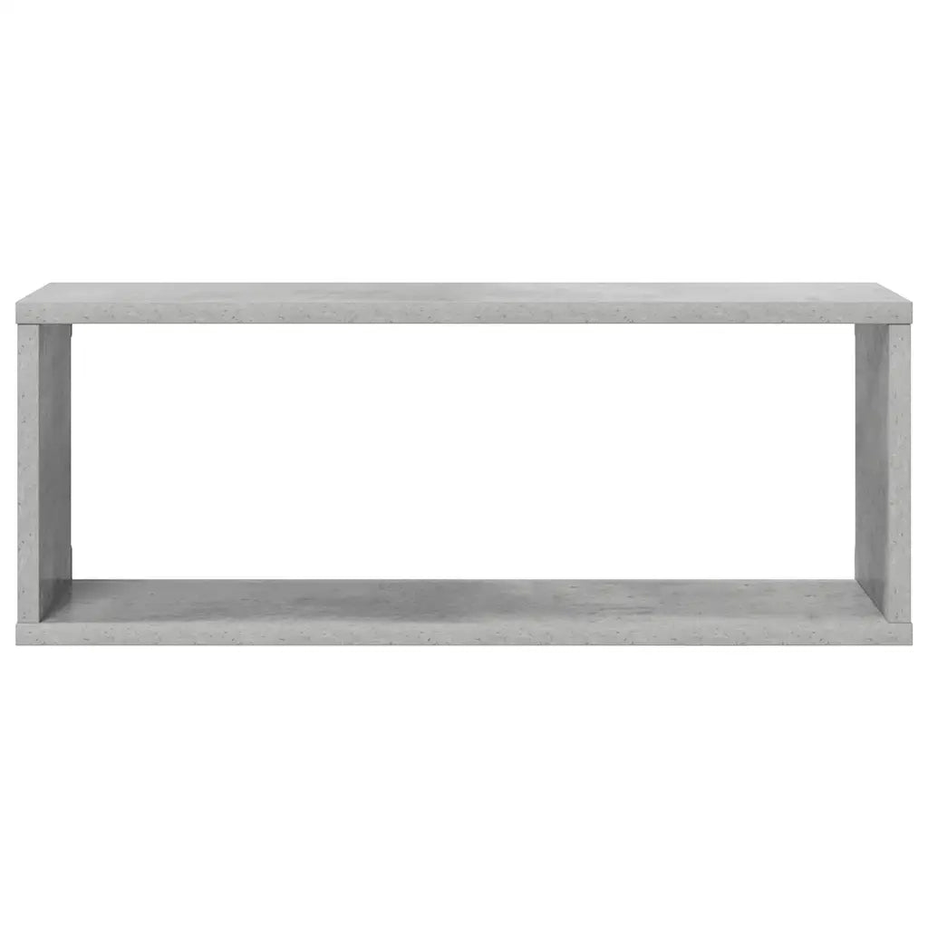 Mensole Parete a Cubo 4pz Grigio Cemento 60x15x23cm Multistrato 807146