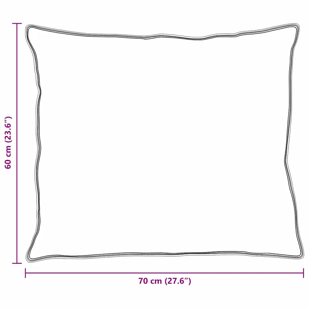 Cuscino con cuscino Bianco 60 x 70 cm Cotone CFW5186468