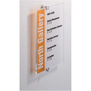 Crystal sign 210 x 297 mm. targa pe - 107334