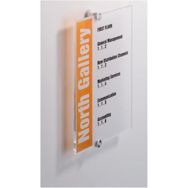 Crystal sign 210 x 297 mm. targa pe - 107334