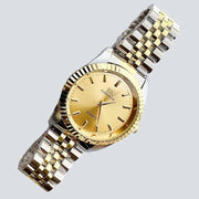 Trade Shop - Orologio Da Polso Ik Collection Silver Dorato Analogico Quarzo Quadrante Dorato -