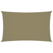 Vela ombreggiante/ombrellone rettangolare 3 x 6 m in tessuto Oxford beige 02_0009686