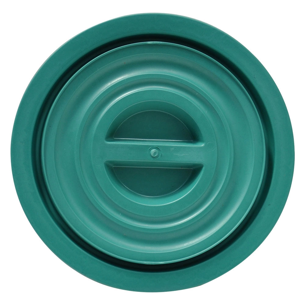 Coperchio per Bidone Immondizia Sovrapponibile Ics Verde in PVC 75 Lt