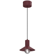Lampada sospesa conica bordeaux 1xE27 20 cm Nox Luminex