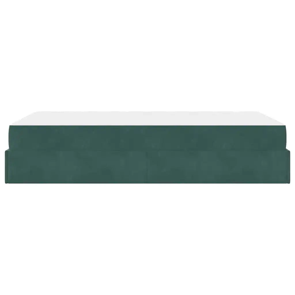 vidaXL Struttura del letto Verde scuro 120 x 200 cm Velluto