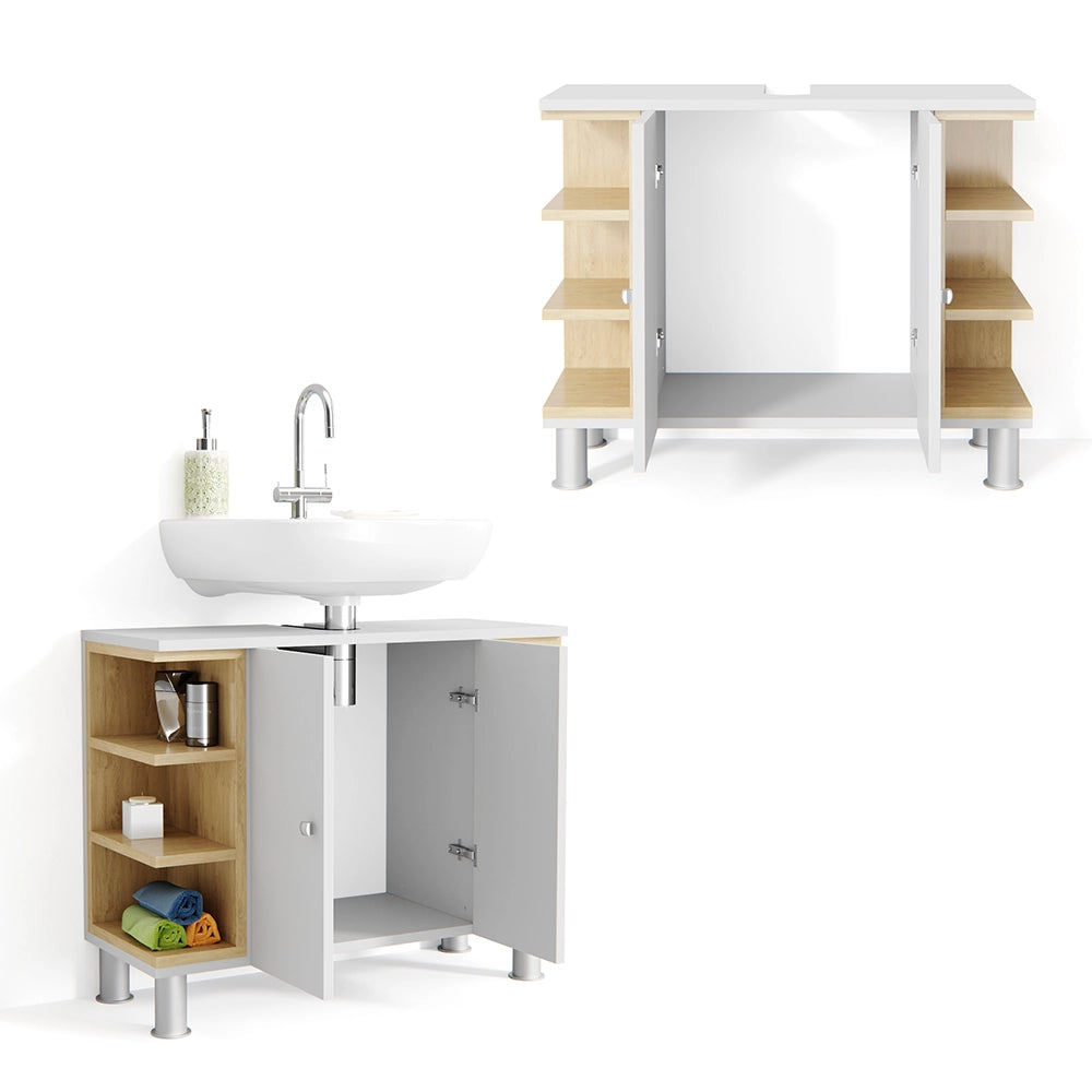 Vicco Mobile sottolavabo per bagno Bianco 79.6 x 64 cm
