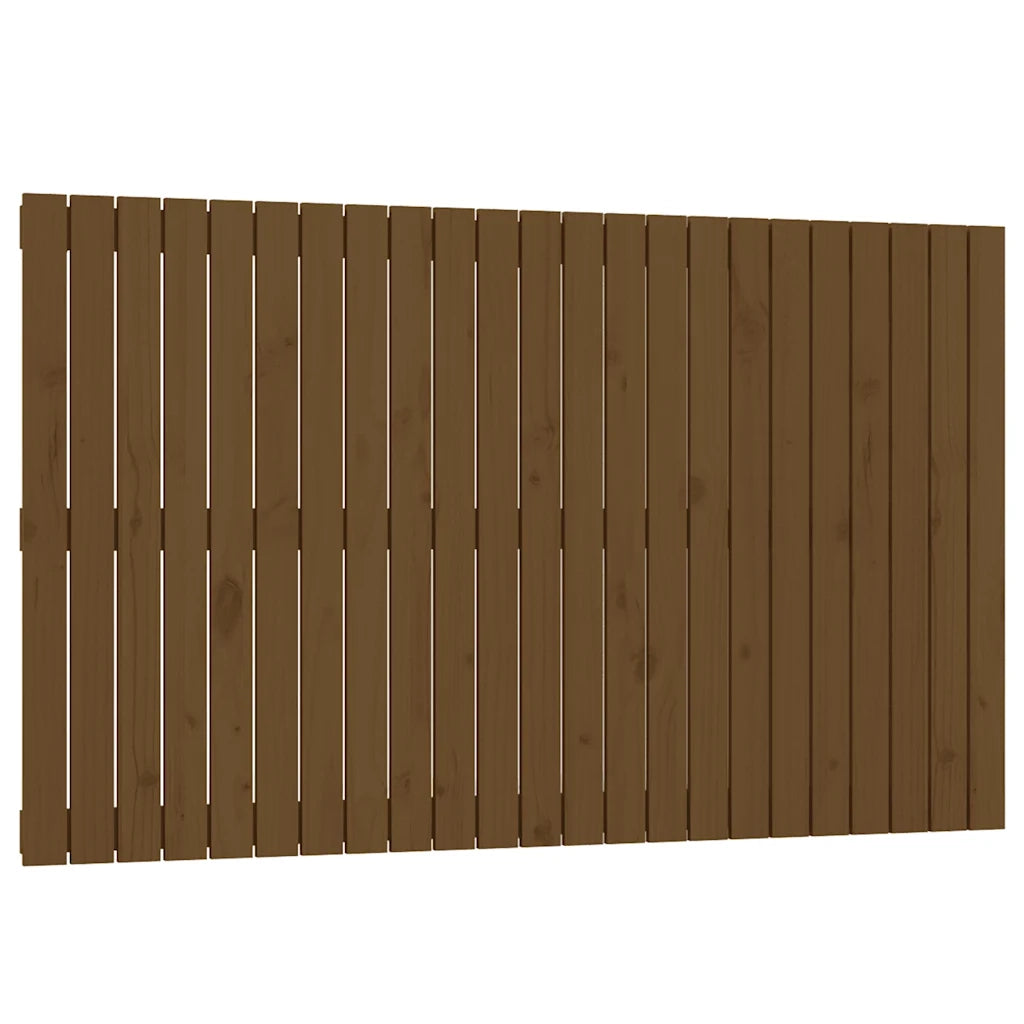 Testiera da Parete Ambra 147x3x90 cm in Legno Massello di Pino 824896