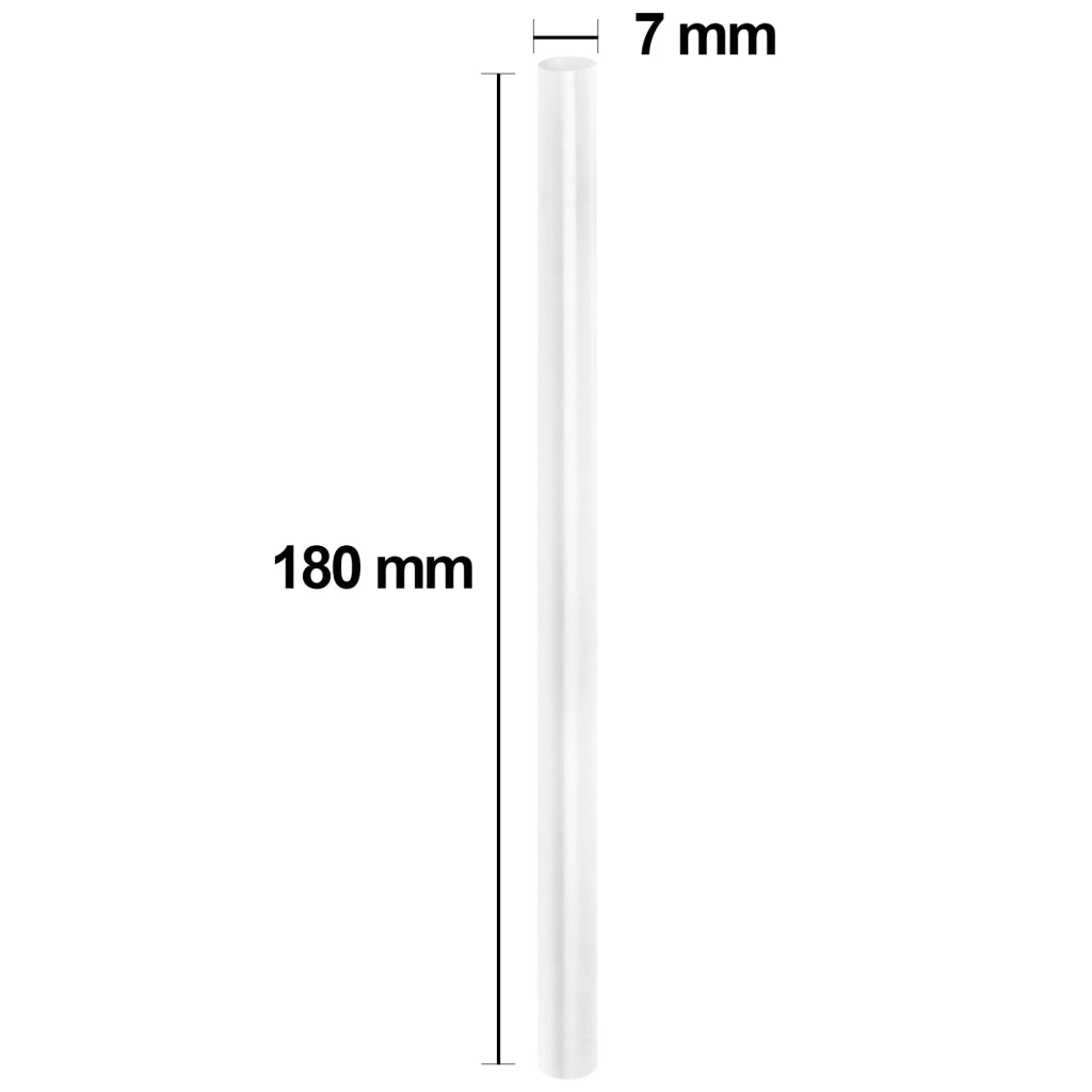 Confezione da 5 Stick di Colla a Caldo 7 x 180 mm Formato Stick Bianco Avizar