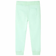 Pantaloni Tuta per Bambini Verde Brillante 140 CFW2406086