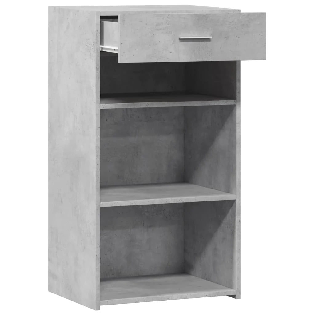 Buffet credenza cassettiera mobiletto mobile contenitore organizer per cucina soggiorno salotto 50 x 42,5 x 93 cm legno ingegnerizzato grigio 02_0031945