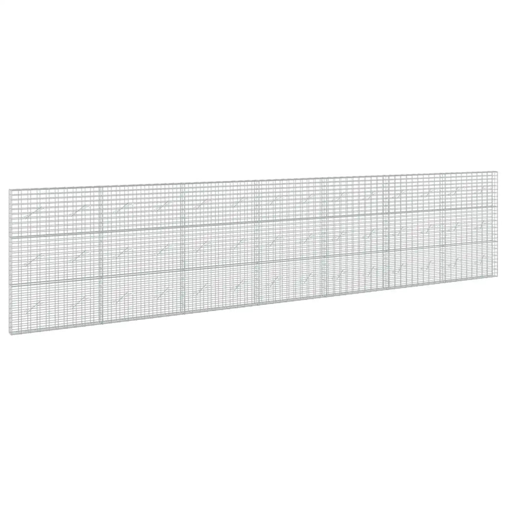 Gabione con Filo da 3,5 mm e Rete da 5x10 cm 700x10x150 cm 3462560