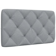 Cuscino Testiera Grigio Chiaro 90 cm in Tessuto
