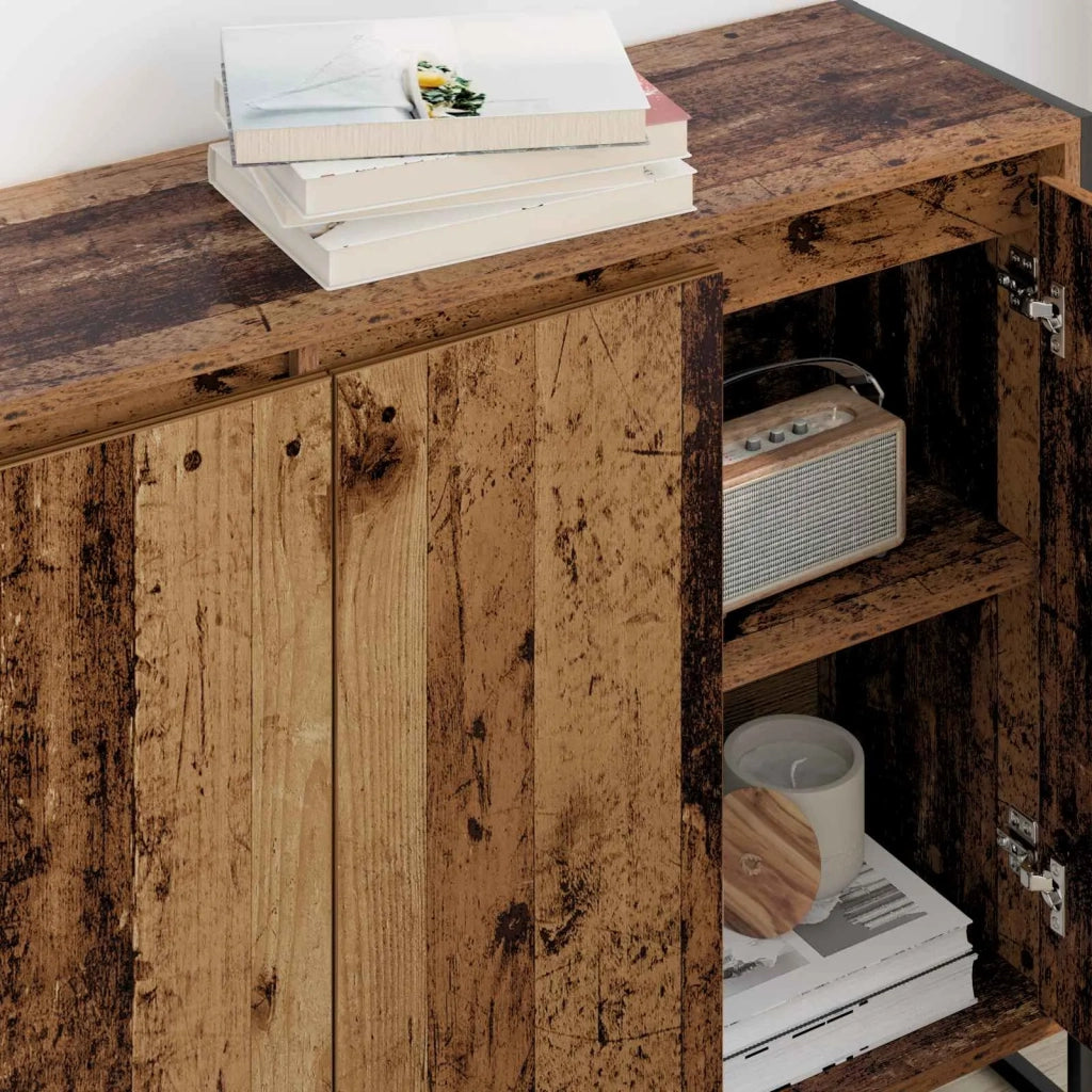Mobile laterale Legno vecchio 96,5 x 30 x 75 cm 886610