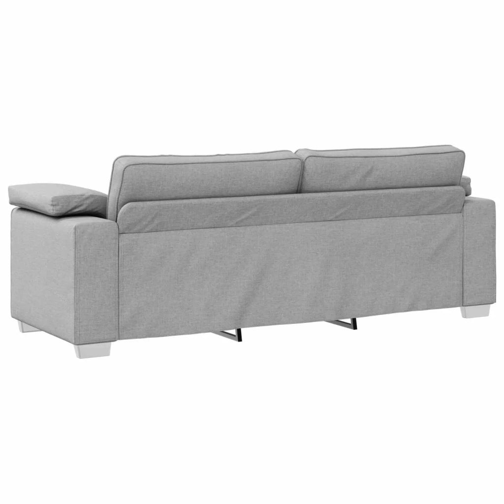 Divano-Sofa-Divanetto Grigio Nuvola 219 x 77 x 82 cm Tessuto