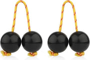 Set di Kashaka Shakers da 2 pezzi - Percussione ritmica per bambini e adulti - Handpercussione per feste e lezioni di musica - Nero