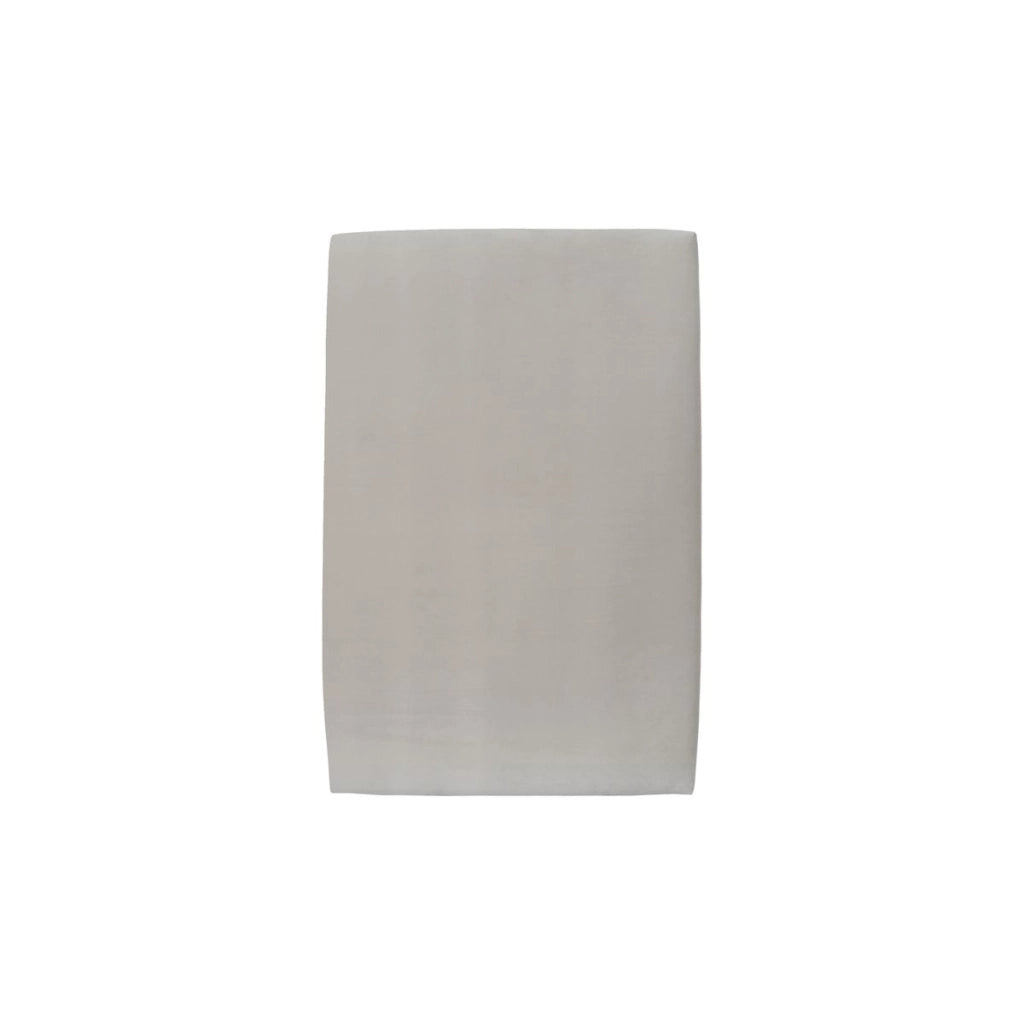 Testiera in tessuto in velluto grigio chiaro liscio L90 cm