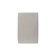 Testiera in tessuto in velluto grigio chiaro liscio L90 cm
