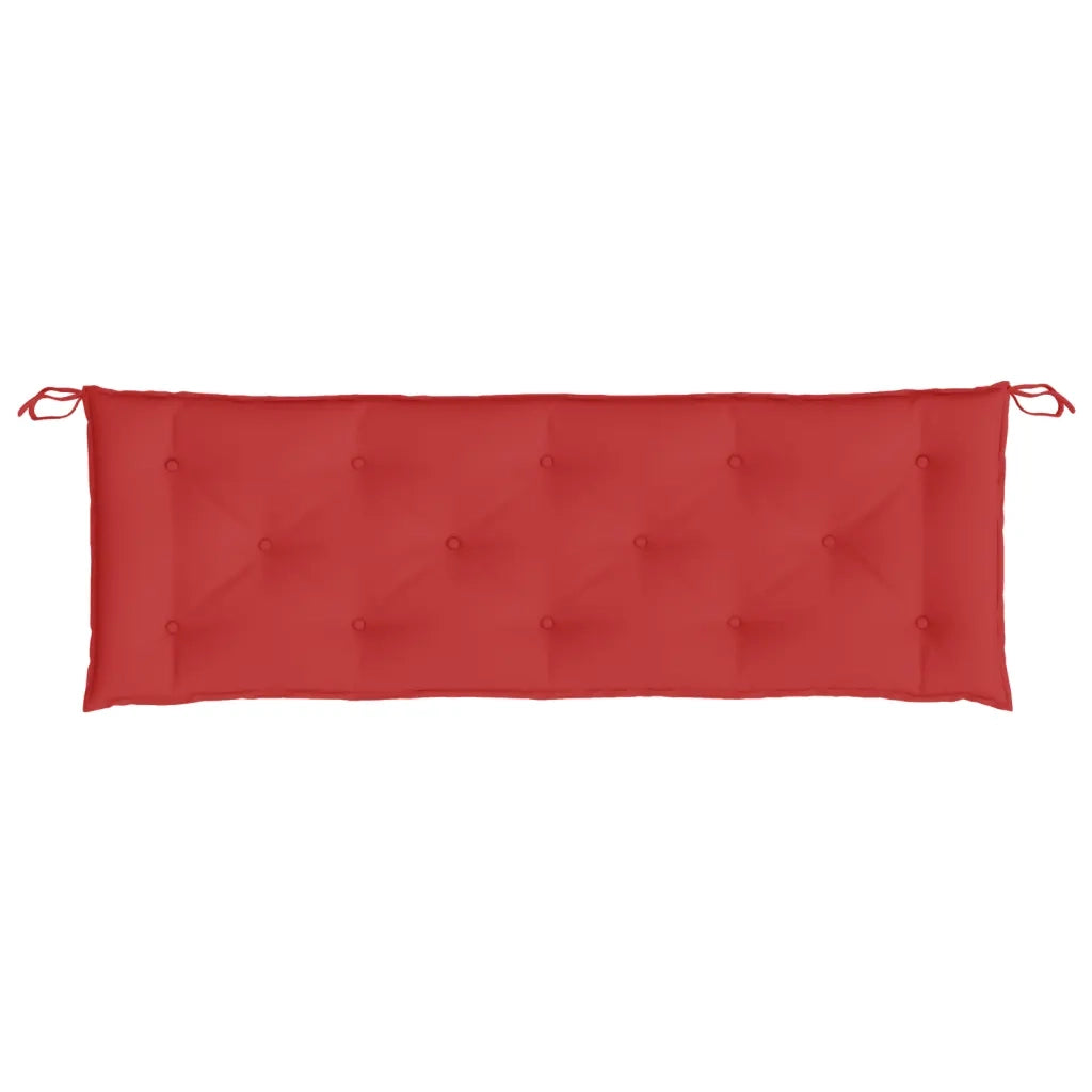 Cuscini per Panca 2 pz | Cuscini per sedie Rossi 150x50x7 cm in Tessuto Oxford