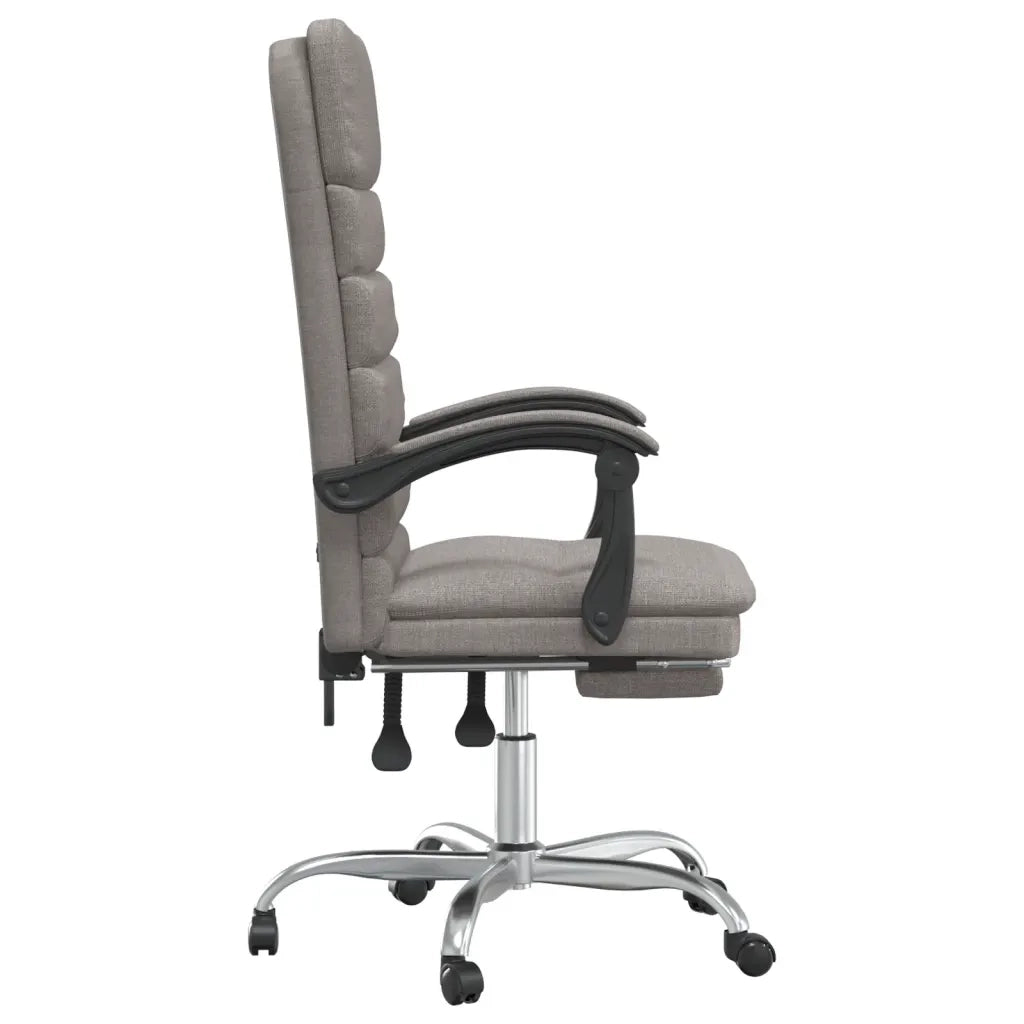 Sedia da Ufficio Massaggio Reclinabile Tortora in Tessuto cod mxl 26535