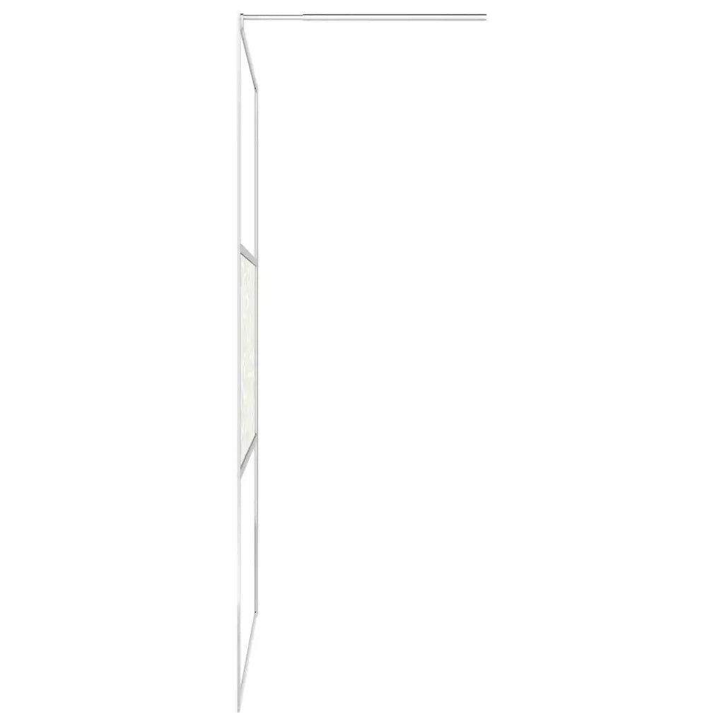 Parete per Doccia Walk-in in Vetro ESG Design Pietra 115x195 cm 146653