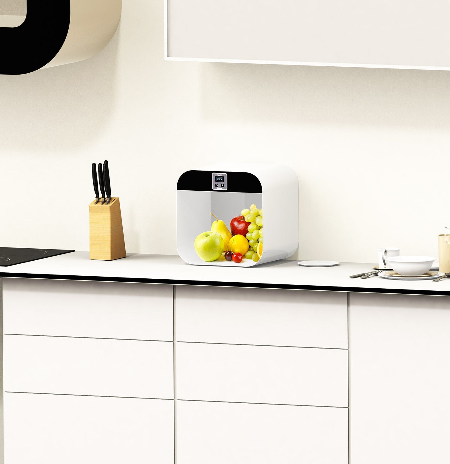 Sanificatore ad Ozono 1500mg per Alimenti e Oggetti Proelit HippO3 Cubo Nero