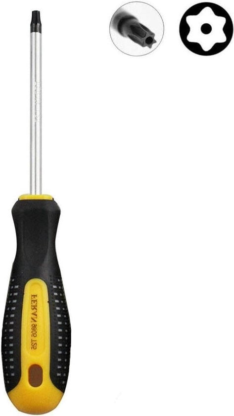 Strumento per allentare viti Magnetico per viti Tamperproof - Lungo come Torx per apparecchiature elettroniche - Assistenza auto a casa