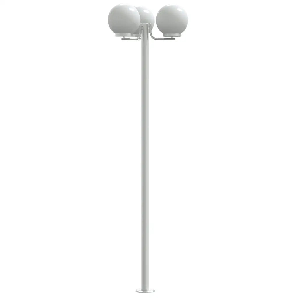 Lampade da Terra per Esterni 2 pz Argento 215cm in Acciaio Inox CFW6132140