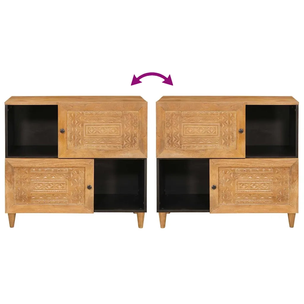 vidaXL Credenza Marrone chiaro 33.5 x 80 x 75 cm